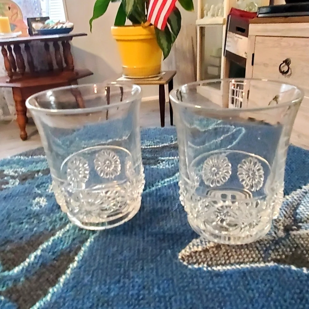 Pair of Pressed Daisy glasses